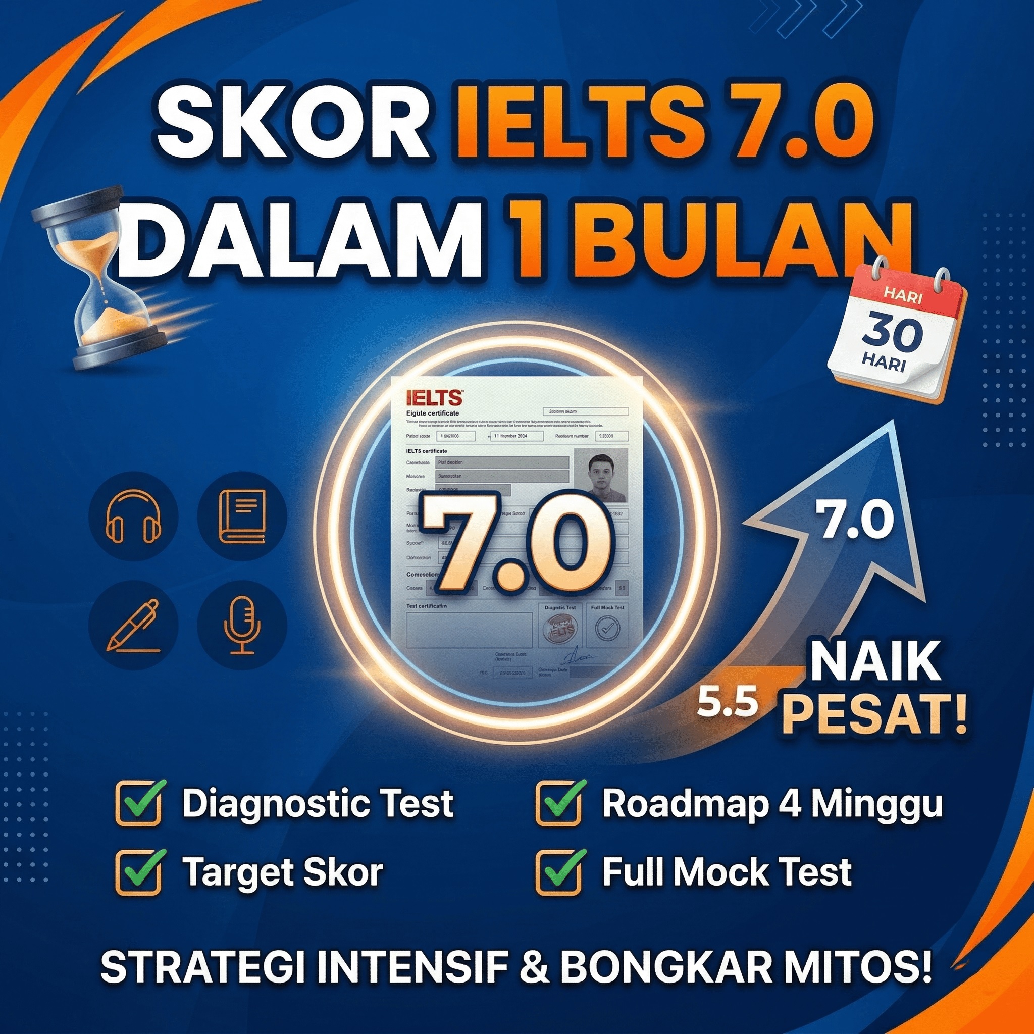Panduan Sukses 2026: 5 Cara Mendapatkan Skor IELTS 7.5 untuk Beasiswa Luar Negeri
